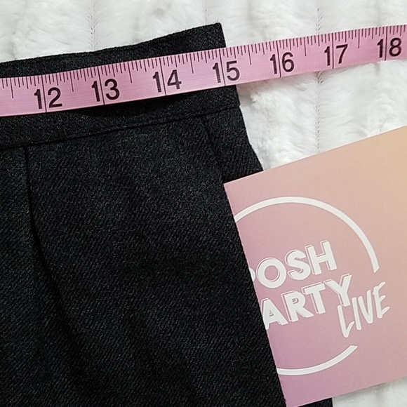 Giorgio Sant 'Angelo 100% wool dark grey skirt size 14 - Picture 7 of 7